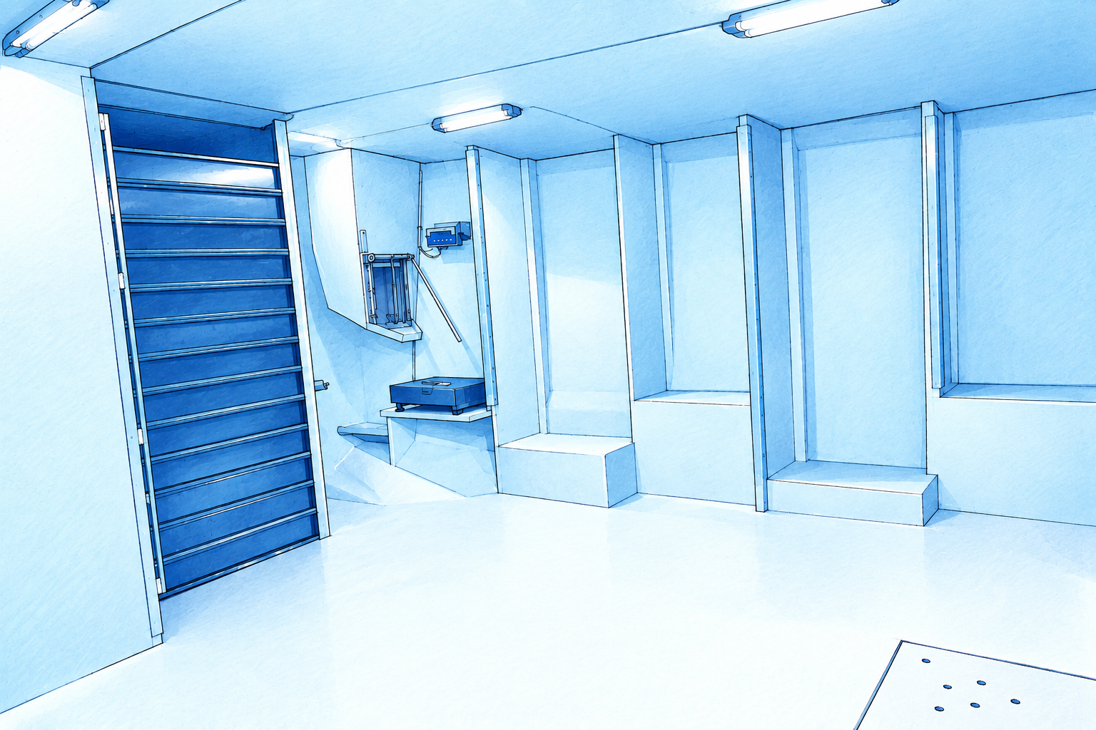 Illustration of a fish hold: fish hold refit – refit by Plasti Pêche